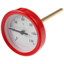 Bild von Thermometer rot 0-120° C. D=51 mm