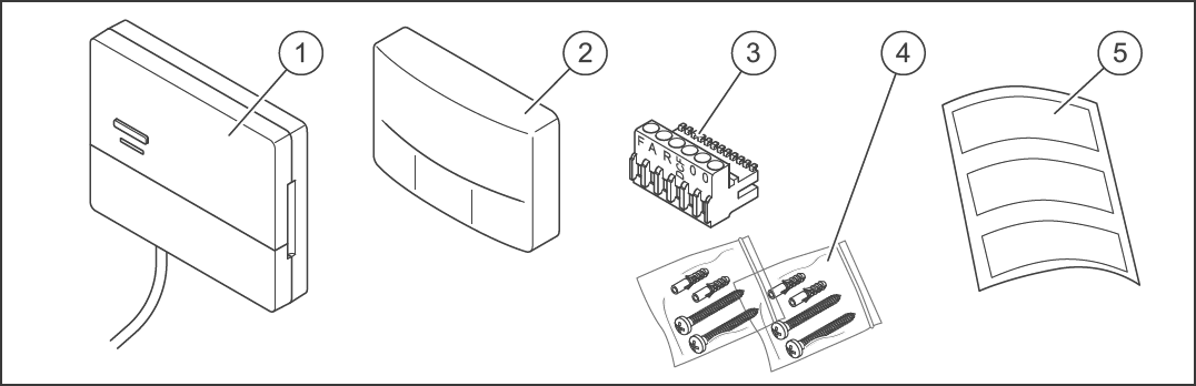 sensoDIRECT VRC 710 Lieferumfang