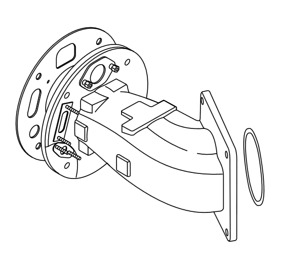 Bild von Brennerflansch komplett WTC-GB-4-A