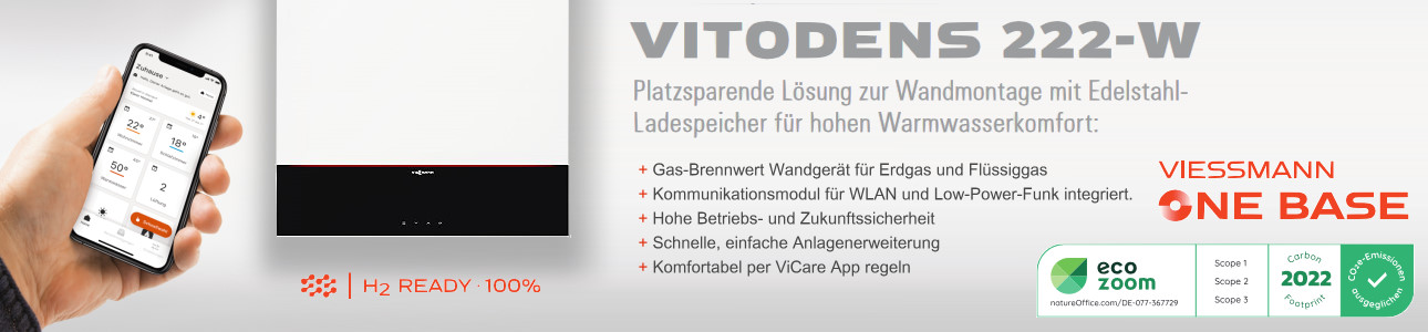 Der neue Viessmann Vitodens 222-W H2-ready