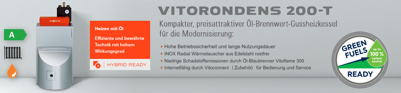 Viessmann Vitorondens 200-T Öl-Brennwert Gusskessel