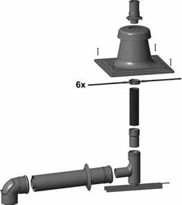 Bild von Wolf Anschluss-Set DN80/125 Edelstahl