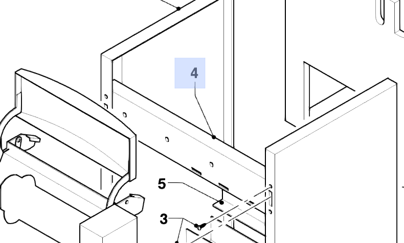 Bild von Halteleiste Quertraverse VK 114/8-E, VK 164/1-C