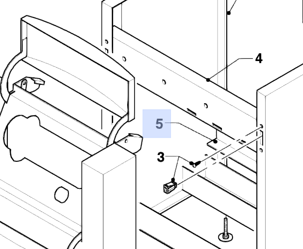 Bild von Halteleiste Quertraverse VK 114/8-E, VK 164/1-C