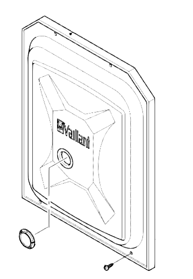 Bild von Vaillant Deckel UDK 10 kW