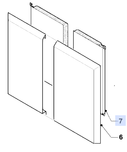 Bild von Vaillant VSF 360/3 EL Isolierung vorne (Microtherm)