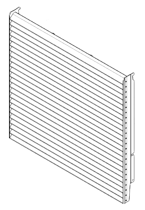 Bild von Vaillant Gitter vorn mit Lamellen VWL