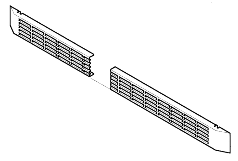 Bild von Lufteintrittsgitter VSF 180/3 EL, VST 150/3 EL