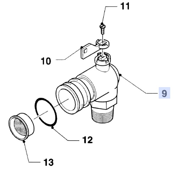 Bild von Vaillant Gas-Eckhahn MAG