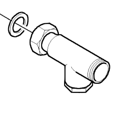 Bild von Vaillant T-Stück mit Fühleranschluss 25+40 l(min.