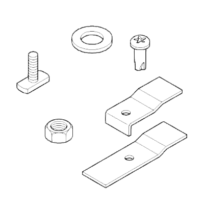 Bild von Befestigungssatz horizontal VFK 115