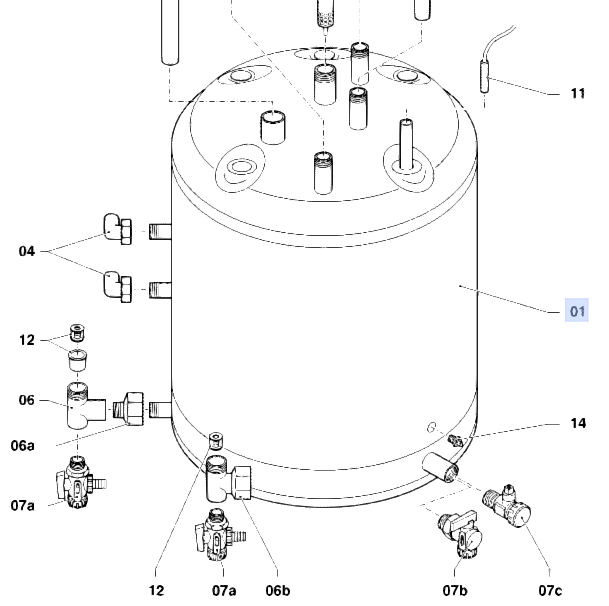 Bild von Vaillant Speicherkörper VSC S 126+196/2-C