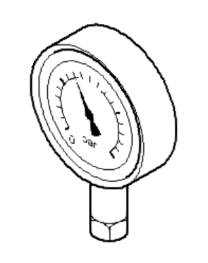 Bild von Vaillant Manometer VWS, VWF