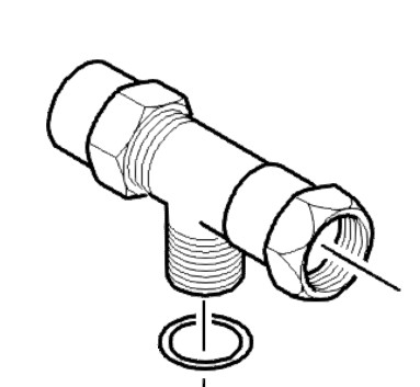 Bild von Vaillant T-Stück mit Dichtungen