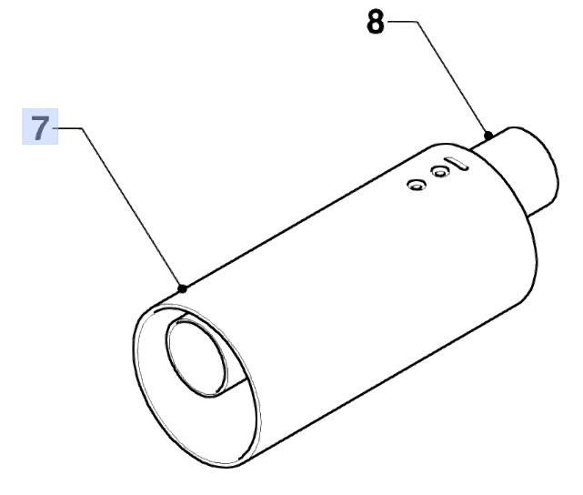 Bild von Vaillant Frischluftrohr VGR-sine 51+71