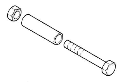 Bild von Vaillant Schraube M10, Mutter, Hülse