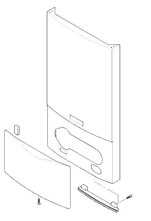 Vaillant Frontverkleidung VC, VCW  Loebbeshop Heizung und Ersatzteile  online einkaufen