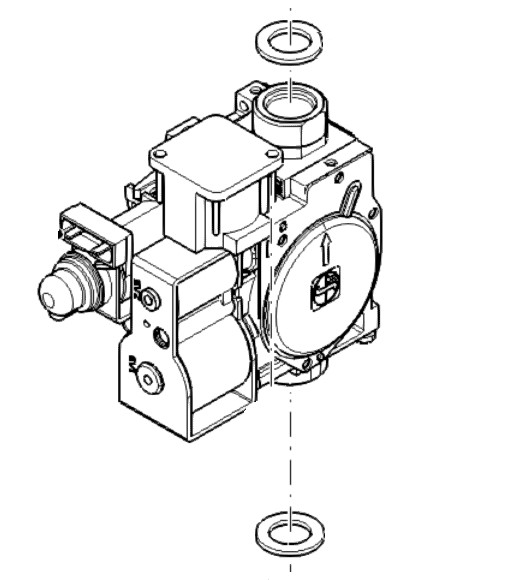 Bild von Vaillant Gasarmatur MAG 115+145/1 T