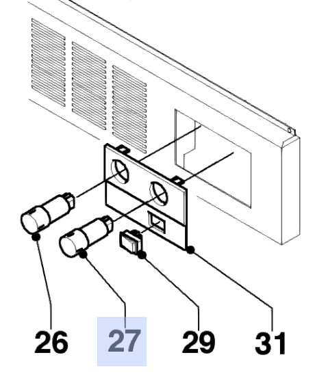 Bild von Vaillant Drehschalter D=23mm IRTR