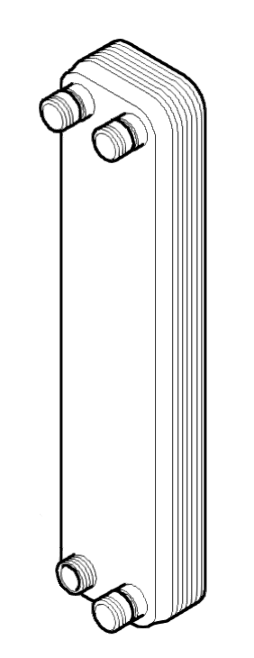 Bild von Vaillant Wärmetauscher SWEP B25-30