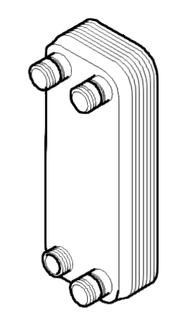 Bild von Vaillant Wärmetauscher Unterkühler SWEP B10-20