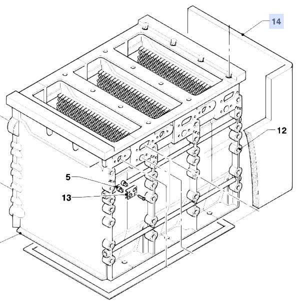 Bild von Vaillant VKK 806 Isolierung Wärmetauscher