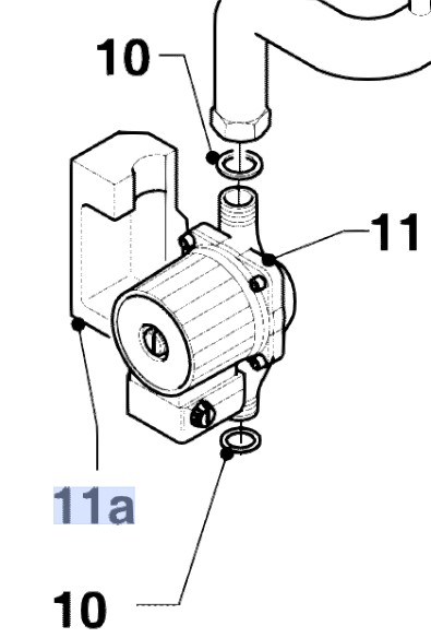 Bild von Vaillant Isolierung Speicherladepumpe VSC