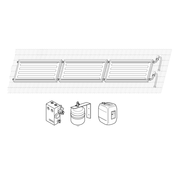 Bild von Paket Aufdach horizontal 3x1 AH F2