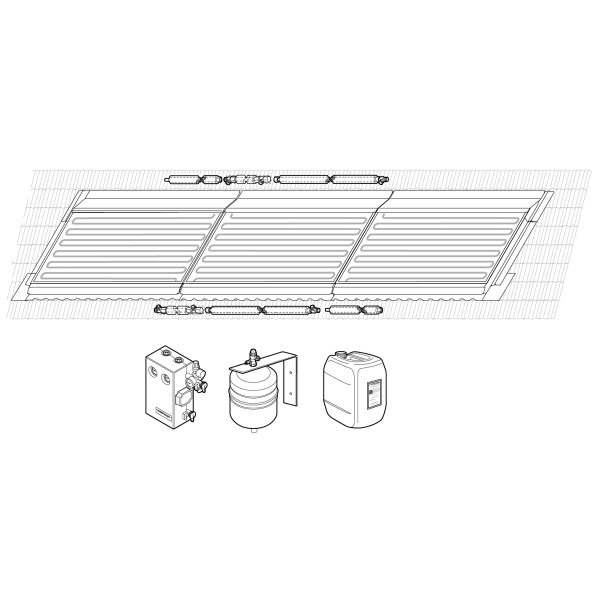 Bild von Paket Indach horizontal 3x1 IH F1