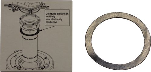 Bild von Graphitdichtung elektrisch leitfähig