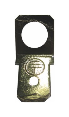 Bild von Erdungsfahne Flachstecker 6,3 mm / 45°