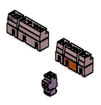 Bild von Gegenstecker SA135 Set
