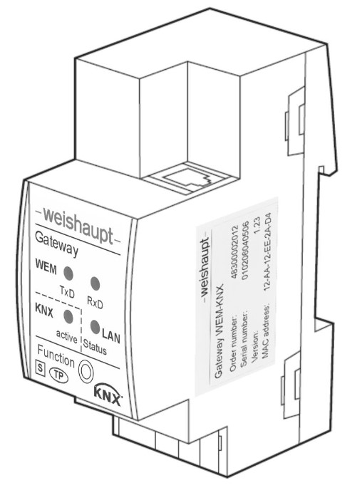 Bild von Gateway WEM-KNX Datenprotokoll