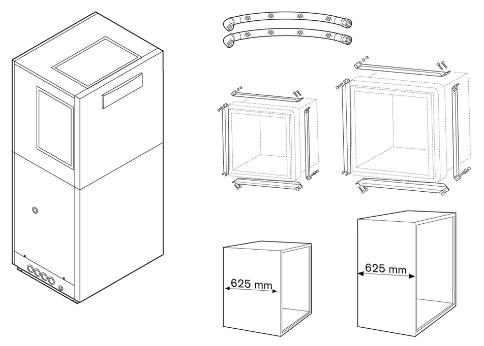 Bild von Paket Wärmepumpe WWP L 12 IDK Eckaufstellung