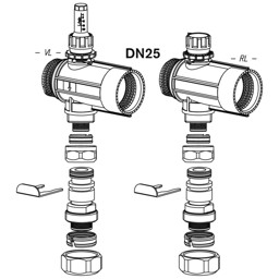 Bild von Erweiterungssegment DN20 für Solekreisverteiler Typ WSZ ES25
