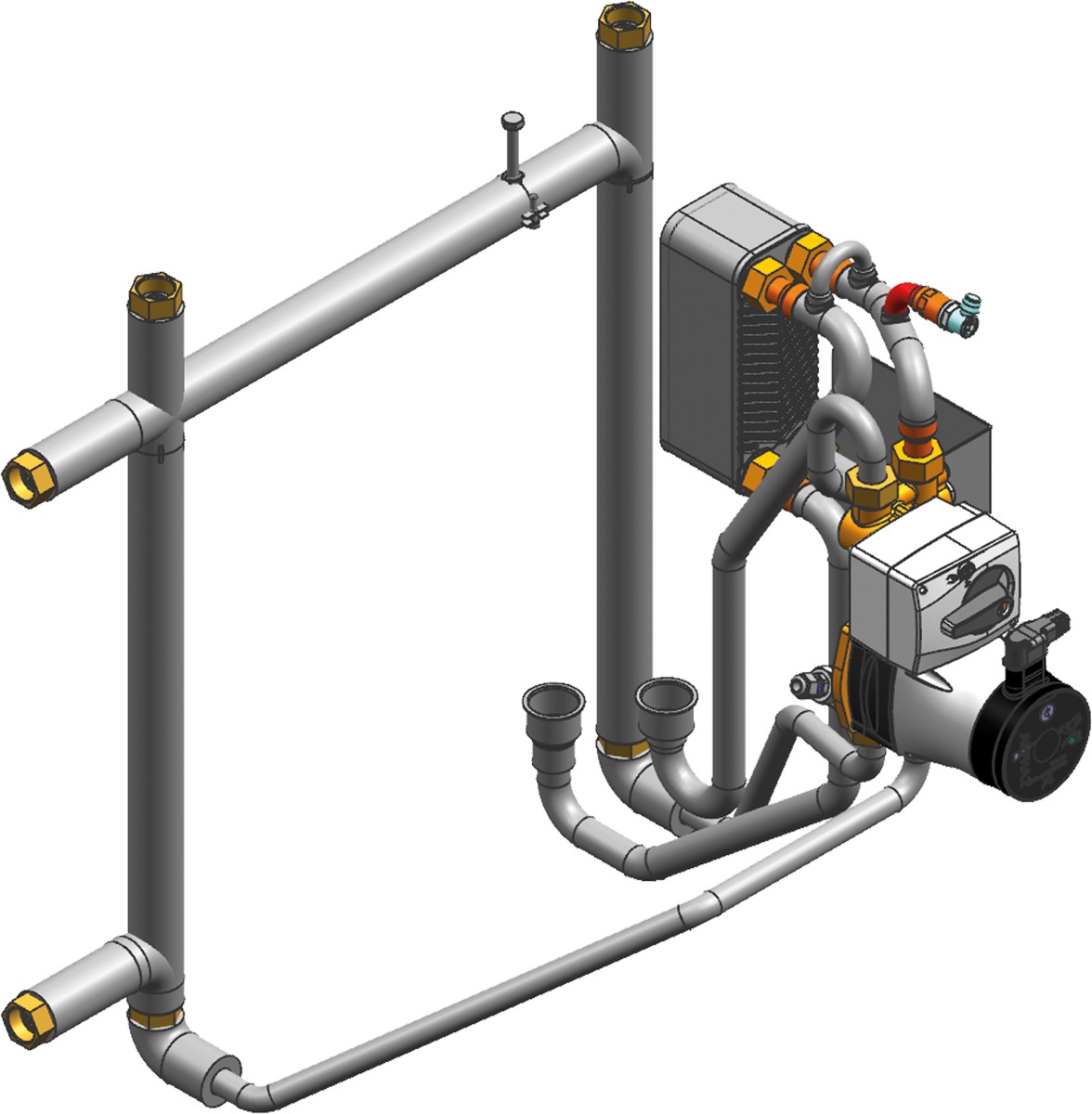 Bild von Einbau-Kit mit Mischer Vitocal 222-A/S