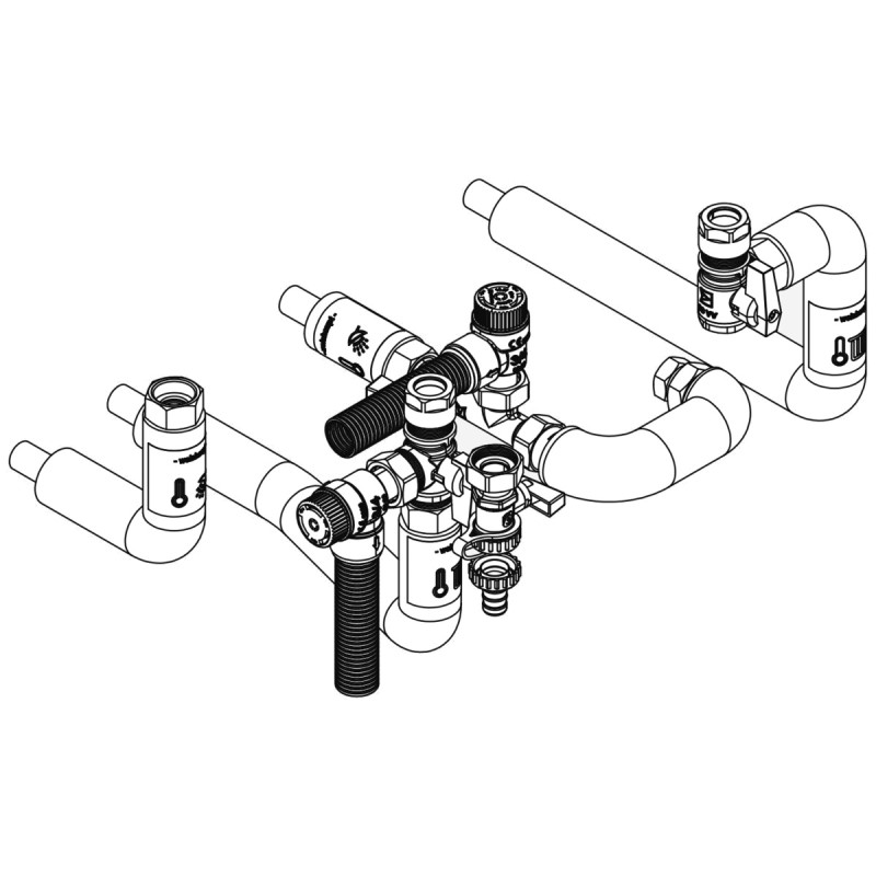 Bild von Anschlussgruppe WHI con-heat+aqua-b #6