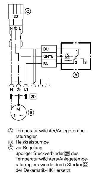 Temperaturwächter für Fußbodenheizung 7151993