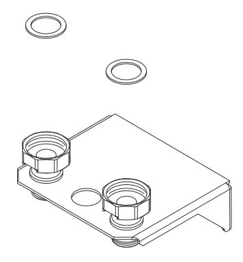 Bild von Hydraulik Übergangs-Set WHÜ-A-O Wandkonsole für distri-comp 25-2/3-3,5