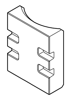 Bild von Wärmedämmblock Türeinsatz VL3B 32-48 kW