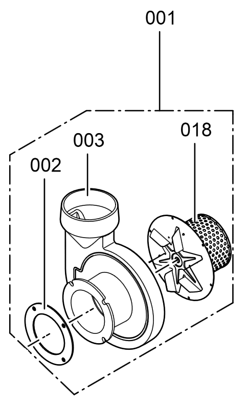 Bild von Dichtung Abgasgebläse VL1A 60/80kW