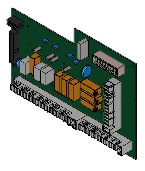 Bild von Grundleiterplatte MB201-GC/B,-GW/B 120V