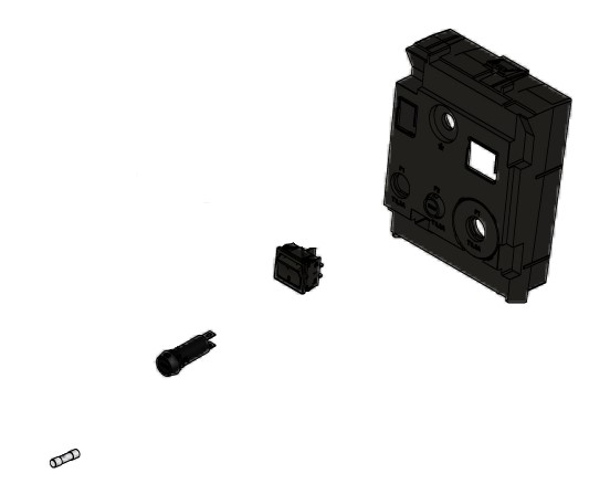 Bild von Bedienteil ohne TR und STB verdrahtet 120V