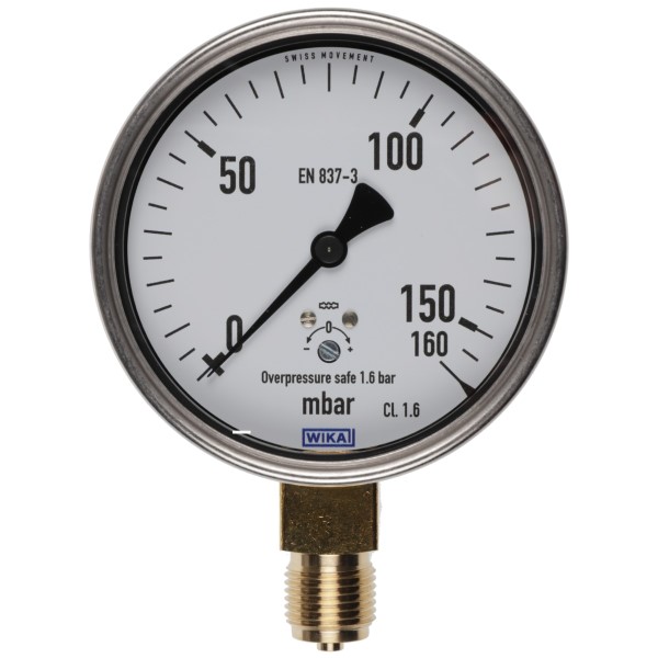 Bild von Manometer 0-160 mbar KP 100