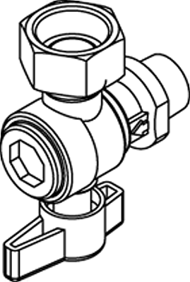 Bild von Gashahn G3/4 x R1/2