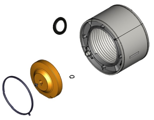 Bild von Wärmetauscher 11 Windungen µKWK CHE