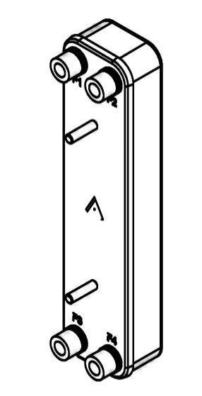 Bild von Wärmeüberträger B8THx14