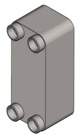 Bild von Plattenwärmetaucher B10T-40 1 1/4" für AC-Box