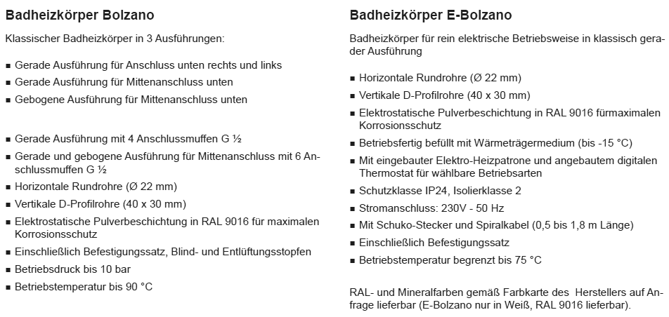 Viessmann Badheizkörper Bolzano Viessmann Badheizkörper Bolzano
