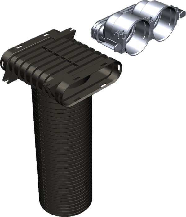Bild von Luftdurchlass DN 125 R75